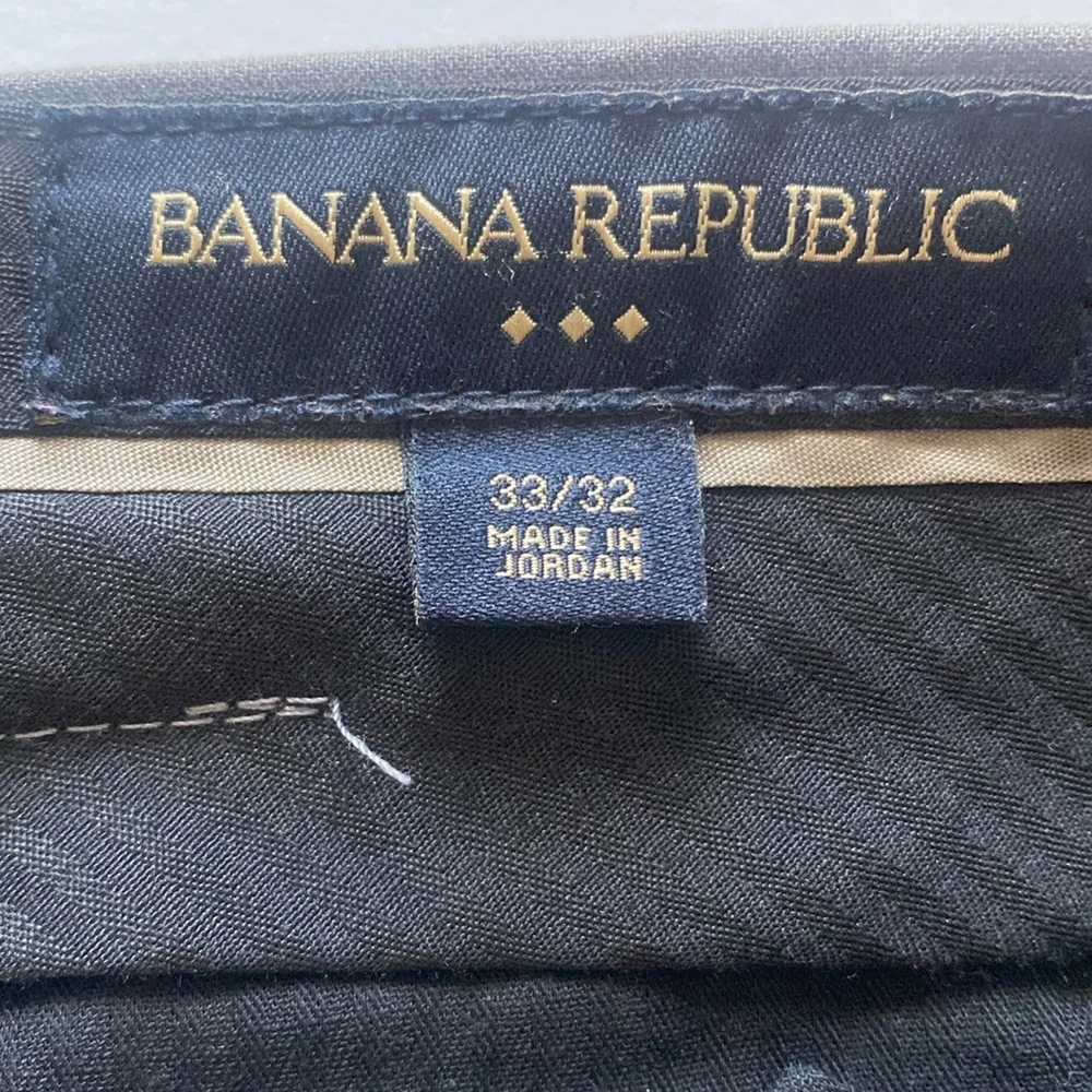 Banana‎ Republic Men's Gray Striped Pants